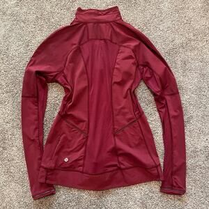 Lululemon Burgundy Zip-Up Jacket | Size 8